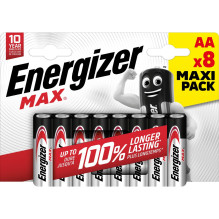 ENERGIZER ŠARMINĖS MAX AA LR6 BATERIJOS, 8 VNT., EKOLOGIŠKA PAKUOTĖ ENERGIZER ŠARMINĖS MAX AA LR6 BATERIJOS, 8 VNT., EKOLOGIŠKA PAKUOTĖ