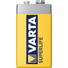 Varta Superlife 9V vienkartinė cinko-anglies baterija Varta Superlife 9V vienkartinė cinko-anglies baterija