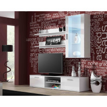 Cama hanging display cabinet SOHO white / white gloss Cama hanging display cabinet SOHO white / white gloss