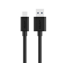 UNITEK Y-C474BK USB kabelis USB 3.2 Gen 1 (3.1 Gen 1) 1 m USB A USB C Juodas