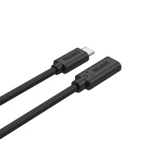 UNITEK C14086BK-1.5M USB kabelis USB 3.2 Gen 2 (3.1 Gen 2) USB C, juodas UNITEK C14086BK-1.5M USB kabelis USB 3.2 Gen 2 (3.1 Gen 2) USB C, juodas