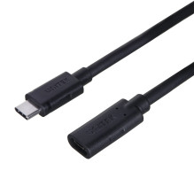 UNITEK C14086BK-1.5M USB kabelis USB 3.2 Gen 2 (3.1 Gen 2) USB C, juodas UNITEK C14086BK-1.5M USB kabelis USB 3.2 Gen 2 (3.1 Gen 2) USB C, juodas