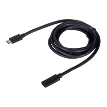 UNITEK C14086BK-1.5M USB kabelis USB 3.2 Gen 2 (3.1 Gen 2) USB C, juodas UNITEK C14086BK-1.5M USB kabelis USB 3.2 Gen 2 (3.1 Gen 2) USB C, juodas
