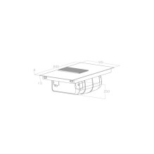 Hob-hood ELICA NIKOLATESLA PRIME S BL / A / 83