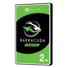 „Seagate BarraCuda“ vidinis kietasis diskas, 2 TB, 5400 RPM, 128 MB, 2,5', Serial ATA III (ST2000LM015)