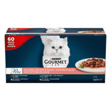 PURINA Gourmet Perle Mix - šlapias kačių ėdalas - 60 x 85 g PURINA Gourmet Perle Mix - šlapias kačių ėdalas - 60 x 85 g