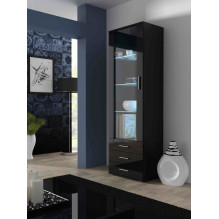 Cama display cabinet SOHO S1 black / black gloss Cama display cabinet SOHO S1 black / black gloss
