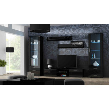 Cama display cabinet SOHO S1 black / black gloss Cama display cabinet SOHO S1 black / black gloss
