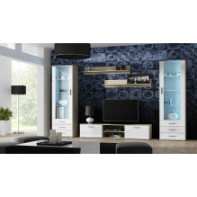 Cama display cabinet SOHO S1 sonoma oak / white gloss Cama display cabinet SOHO S1 sonoma oak / white gloss
