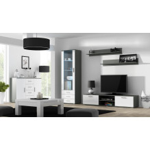 Cama display cabinet SOHO S1 grey / white gloss Cama display cabinet SOHO S1 grey / white gloss