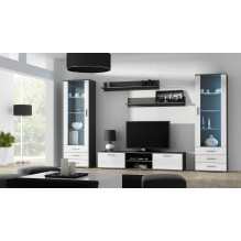 Cama display cabinet SOHO S1 grey / white gloss Cama display cabinet SOHO S1 grey / white gloss