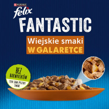 Felix Fantastic triušių ir ėrienos šlapias kačių ėdalas 340 g (4 x 85 g) Felix Fantastic triušių ir ėrienos šlapias kačių ėdalas 340 g (4 x 85 g)