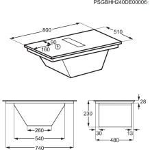 Hob-hood AEG TH84CC23CZ Hob-hood AEG TH84CC23CZ