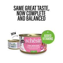 SCHESIR in jelly Tuna with ham - wet cat food - 85 g SCHESIR in jelly Tuna with ham - wet cat food - 85 g