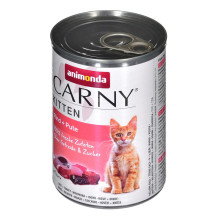 ANIMONDA Carny Kitten jautienos ir kalakutienos ėdalas kačiukams - 400 g ANIMONDA Carny Kitten jautienos ir kalakutienos ėdalas kačiukams - 400 g