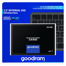 „Goodram CX400“ 2 kartos 2,5 colio 512 GB Serial ATA III 3D TLC NAND „Goodram CX400“ 2 kartos 2,5 colio 512 GB Serial ATA III 3D TLC NAND
