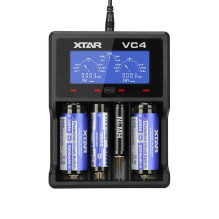 XTAR VC4 buitinė baterija USB XTAR VC4 buitinė baterija USB