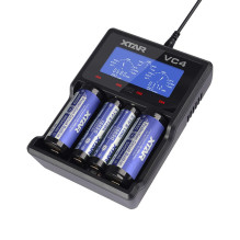 XTAR VC4 buitinė baterija USB XTAR VC4 buitinė baterija USB