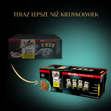 SHEBA Selection Select Slices paukštienos skonio šlapias kačių ėdalas 40 x 85 g SHEBA Selection Select Slices paukštienos skonio šlapias kačių ėdalas 40 x 85 g