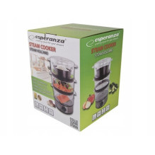 Esperanza EKG009 Steam cooker 3 stainless steel basket (s) 400 W 7.5L