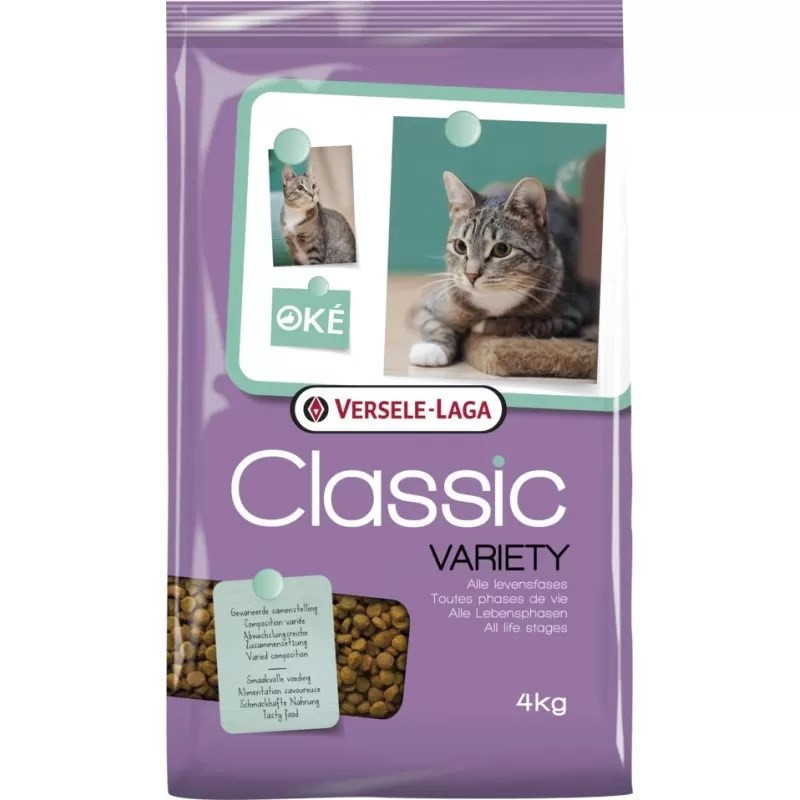 VERSELE LAGA Classic Cat Variety - sausas kačių ėdalas - 10 kg