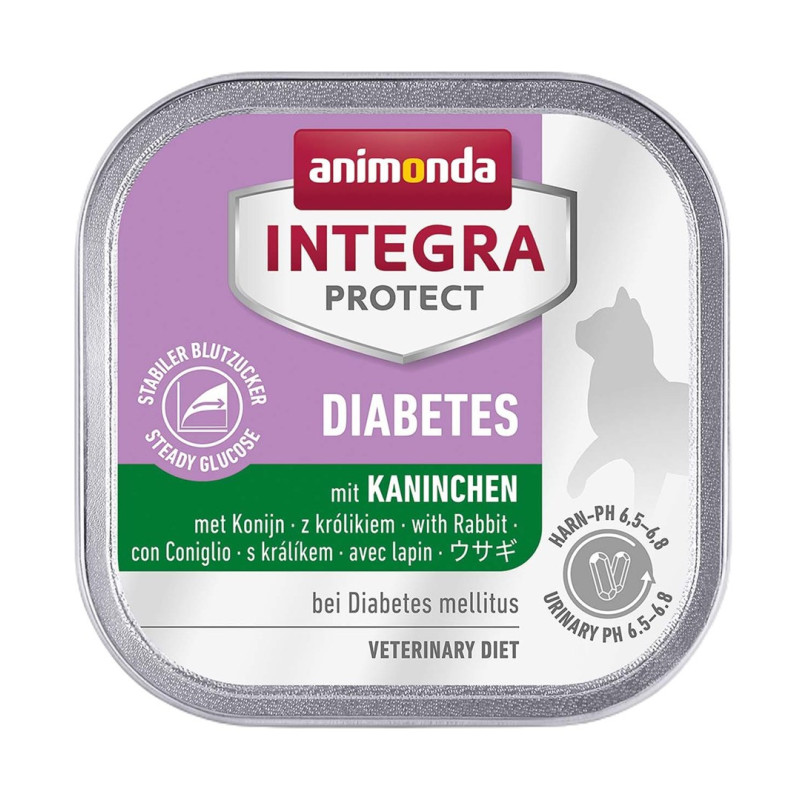 ANIMONDA Integra Protect Diabetes Rabbit - šlapias kačių ėdalas - 100 g