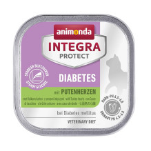 ANIMONDA Integra Protect Diabetes kalakutienos širdelės - šlapias kačių ėdalas - 100 g