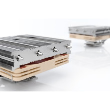Noctua NH-L12S kompiuterio aušinimo komponentas Procesoriaus aušintuvas 12 cm smėlio spalvos, nikelio spalvos