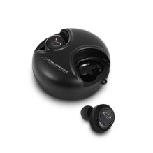Esperanza EH228K ausinės belaidės, į ausis įdedamos, skambučiams / muzikai, su „microUSB“, juodos