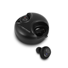 Esperanza EH228K ausinės belaidės, į ausis įdedamos, skambučiams / muzikai, su „microUSB“, juodos