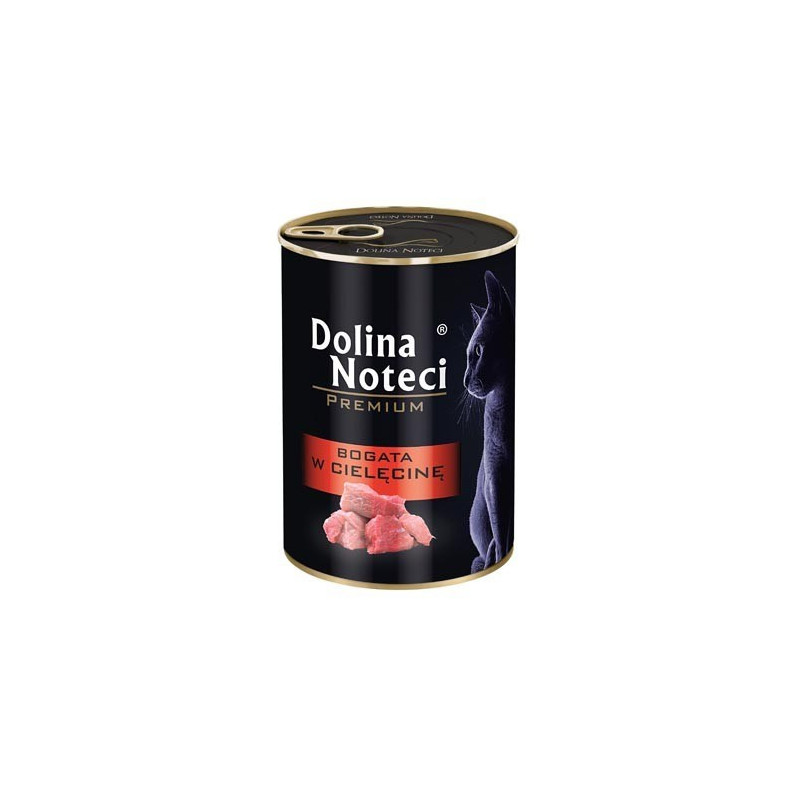 Dolina Noteci Premium rich in veal - wet cat food - 400g