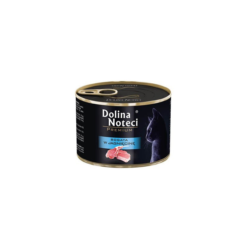 Dolina Noteci Premium rich in lamb - wet cat food - 185g