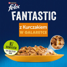 FELIX Fantastic with chicken in jelly - wet cat food - 85g FELIX Fantastic with chicken in jelly - wet cat food - 85g