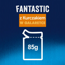 FELIX Fantastic with chicken in jelly - wet cat food - 85g FELIX Fantastic with chicken in jelly - wet cat food - 85g