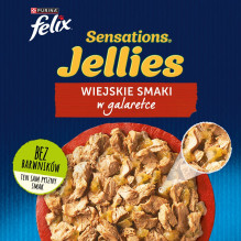 Felix Sensations kaimiški skoniai drebučiuose 24 x 85 g Felix Sensations kaimiški skoniai drebučiuose 24 x 85 g