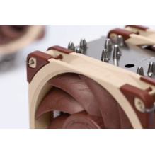 „Noctua NH-U12A“ kompiuterio aušinimo komponentas, procesoriaus aušintuvas, 12 cm, smėlio, rudos, sidabrinės spalvos, 1 