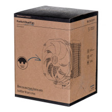 ENDORFY FORTIS 5 DUAL FAN SPC307 CPU cooling PC Fan Radiator 14 / 12 cm Black ENDORFY FORTIS 5 DUAL FAN SPC307 CPU cooling PC Fan Radiator 14 / 12 cm Black