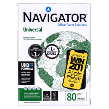 Popieriaus kopijavimo aparatas biurui „Universal Premium Navigator 8247A80“ (A4 80g/m2 500 lapų baltas popierius) Popieriaus kopijavimo aparatas biurui „Universal Premium Navigator 8247A80“ (A4 80g/m2 500 lapų baltas popierius)