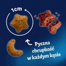FELIX Crispies jautienos ir vištienos sausas kačių ėdalas, 45 g FELIX Crispies jautienos ir vištienos sausas kačių ėdalas, 45 g