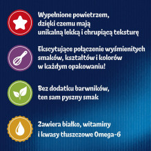 FELIX Crispies jautienos ir vištienos sausas kačių ėdalas, 45 g FELIX Crispies jautienos ir vištienos sausas kačių ėdalas, 45 g