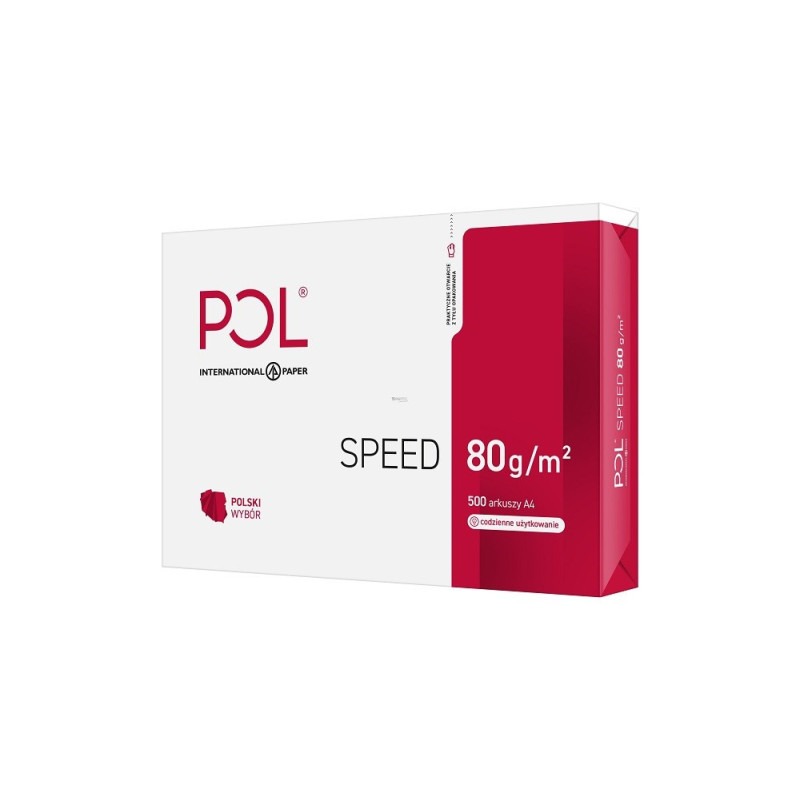 Paper copier office POLSPEED (A4 80g / m2 500 sheets paper white matte)