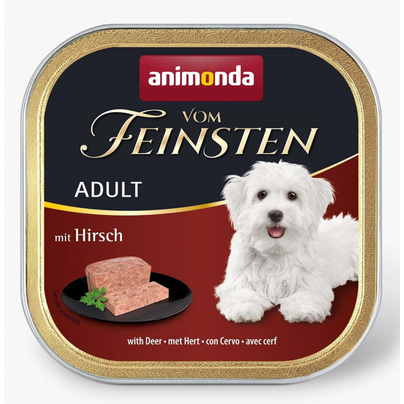 ANIMONDA Vom Feinsten suaugusių elnių šlapias šunų ėdalas - 150 g