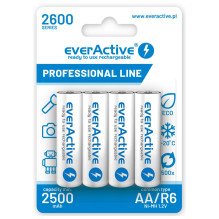 Rechargeable batteries everActive Ni-MH R6 AA 2600 mAh Professional Line Rechargeable batteries everActive Ni-MH R6 AA 2600 mAh Professional Line