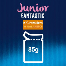 Felix Fanstastic Junior - wet cat food - 85 g Felix Fanstastic Junior - wet cat food - 85 g