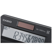 CASIO CALCULATOR OFFICE MJ-120D PLUS BLACK , 12 DIGIT DISPLAY CASIO CALCULATOR OFFICE MJ-120D PLUS BLACK , 12 DIGIT DISPLAY