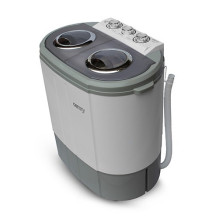 Camry Premium CR 8052 skalbimo mašina, pakraunama iš viršaus, 3 kg, pilka, balta