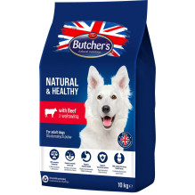 BUTCHER\'S NaturalHealthy sausas šunų ėdalas su jautiena - 10 kg