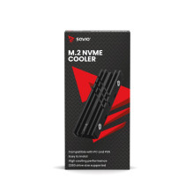 SAVIO aušinimas M.2 NVME 2280 diskams, AK-60, juodas SAVIO aušinimas M.2 NVME 2280 diskams, AK-60, juodas