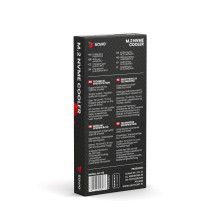 SAVIO Cooling for M.2 NVME 2280 drives, AK-60, Black SAVIO Cooling for M.2 NVME 2280 drives, AK-60, Black