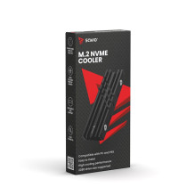SAVIO aušinimas M.2 NVME 2280 diskams, AK-60, juodas SAVIO aušinimas M.2 NVME 2280 diskams, AK-60, juodas